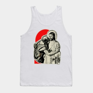 Judas' traitorous kiss in Jesus Christ Tank Top